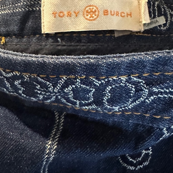 Denim Skirt, Tory Burch, size 8 - Picture 3 of 5